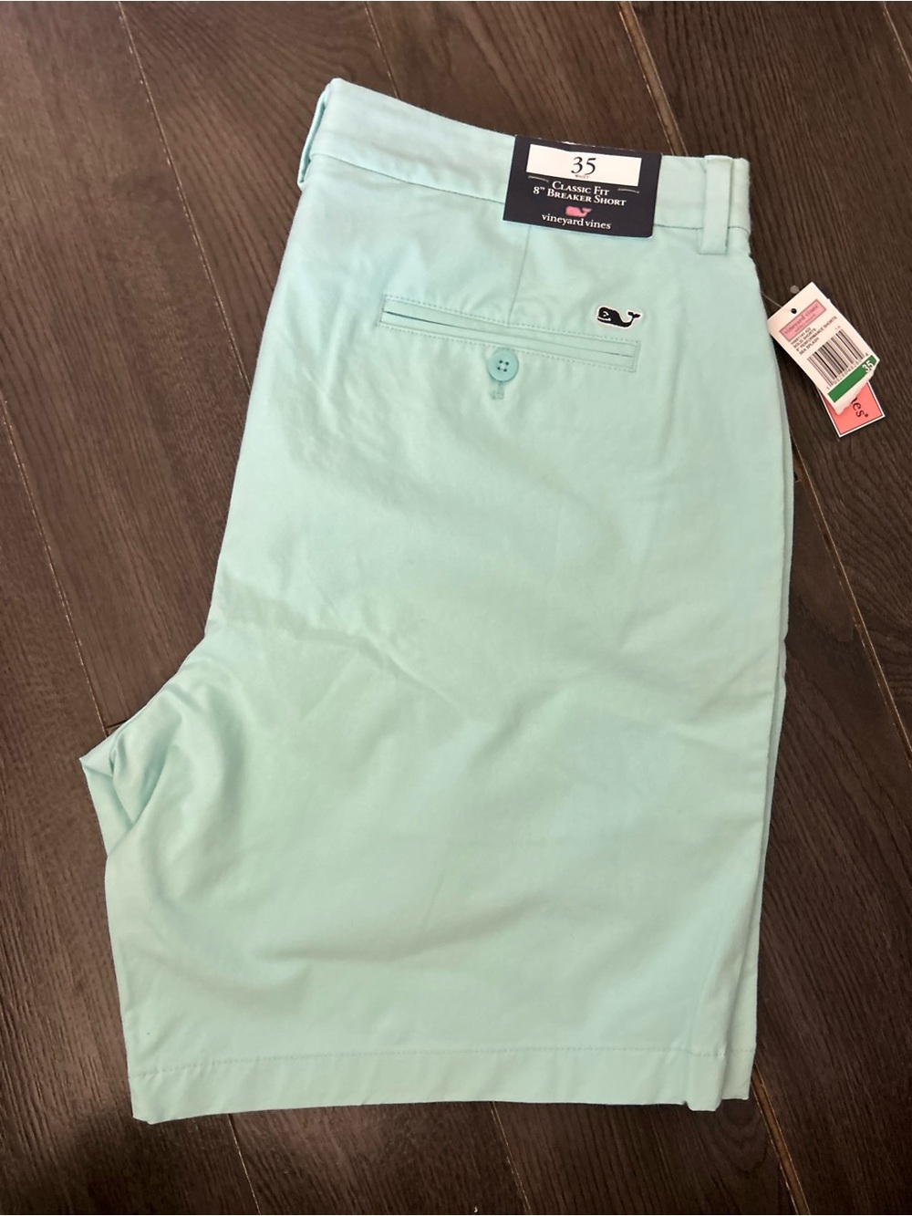 Vineyard Vines Men's Classic Breaker Shorts in Light Aqua 35
